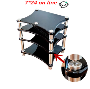 DY-03 Stainless Steel Solid Wood Frame for Audio Speaker Amplifier Equipment