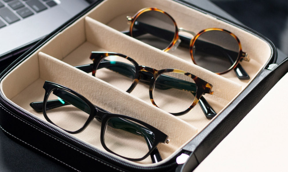 Vue Smart Glasses models lined up for wholesale selection