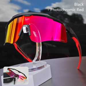 Photochromic Cycling Glasses With TR90 Sports Sunglasses Women Men Running Clear MTB Bike Bicycle Sun Glasses