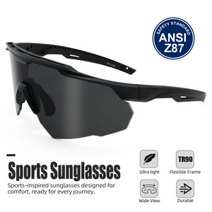Polarized Cycling Sunglasses ANSI Z87 Safety UV400 Sport Glasses