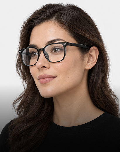 Vela frame full rim smart audio glasses profile