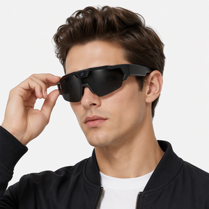 AI Smart Glasses UV Protection Camera Vision Recognition 1080P