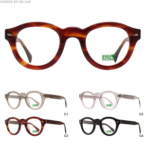 High Quality Custom Logo Square Thick BIO Acetate Optical Frames