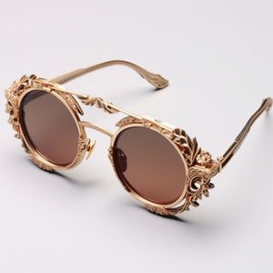 Luxury Sterling Silver Optical Sunglasses Frame